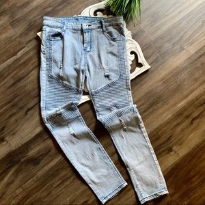 Boys Stretch Fashion Ripped Jeans